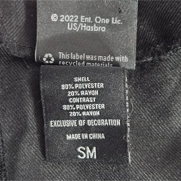 Skelanimals Black/Red Plaid Contrast Pleated Skirt with Pockets, sz Small - Picture 6 of 7